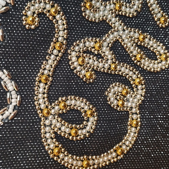 New Silver Metallic Decorative Table Runner by BH Beekman "Merry & Bright" 16x72 - Picture 6 of 7